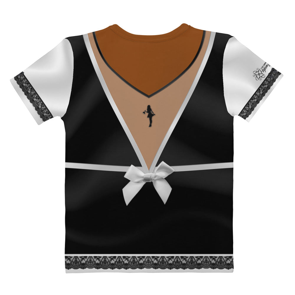 Pajamgeries Women's T-shirt - French Maid - Canela