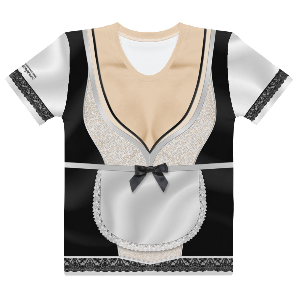 Pajamgeries Women's T-shirt - French Maid - Ivory