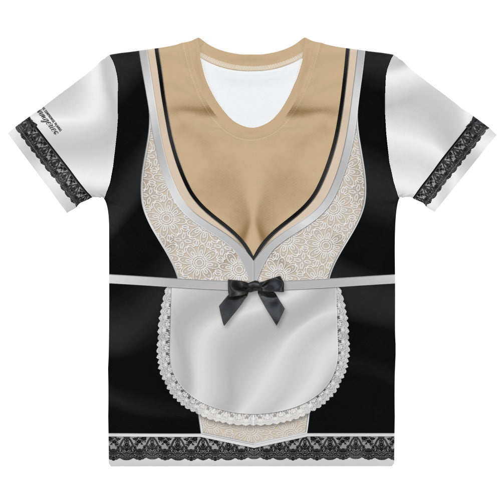 Pajamgeries Women's T-shirt - French Maid - Mediterranean