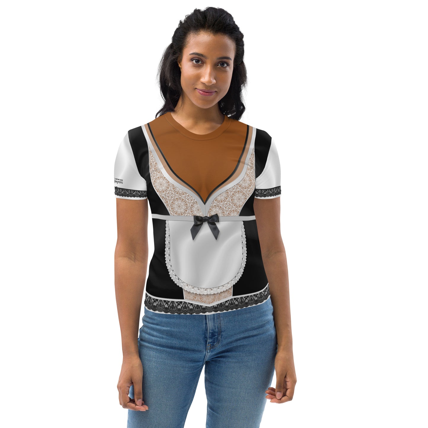Pajamgeries Women's T-shirt - French Maid - Canela