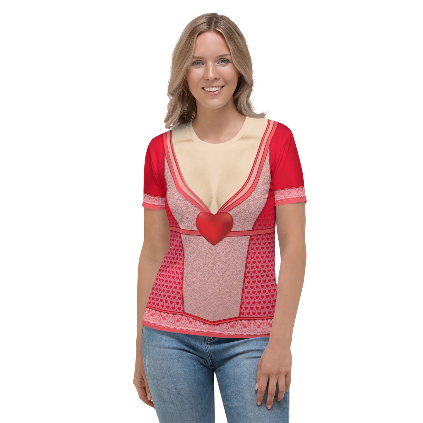 Pajamgeries Women's T-shirt - Valentine's - Ivory