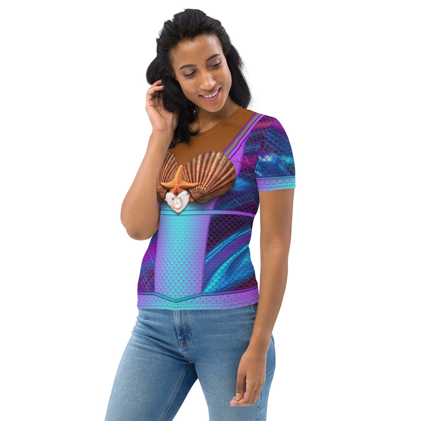 Pajamgeries Women's T-shirt - Mermaid - Canela