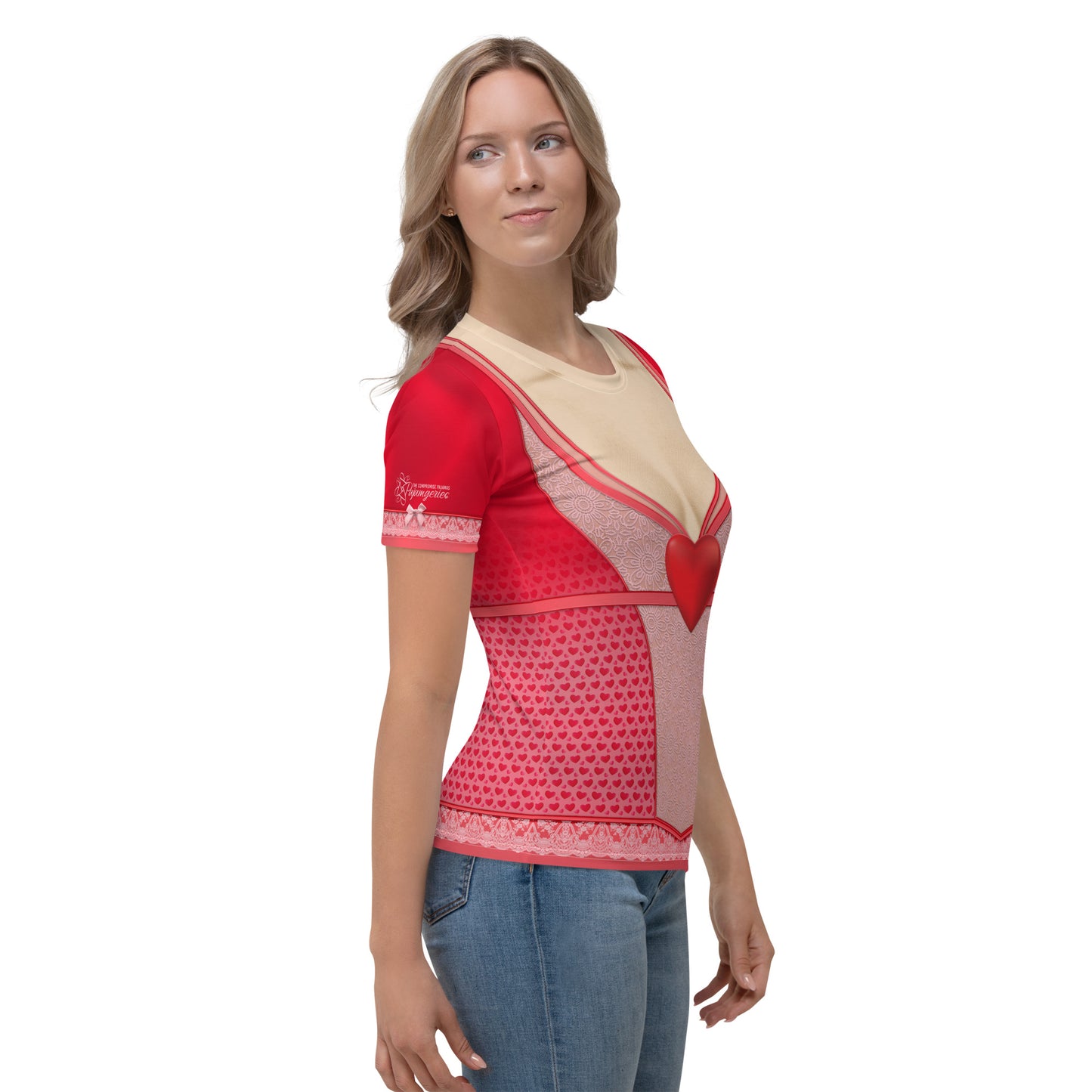 Pajamgeries Women's T-shirt - Valentine's - Ivory