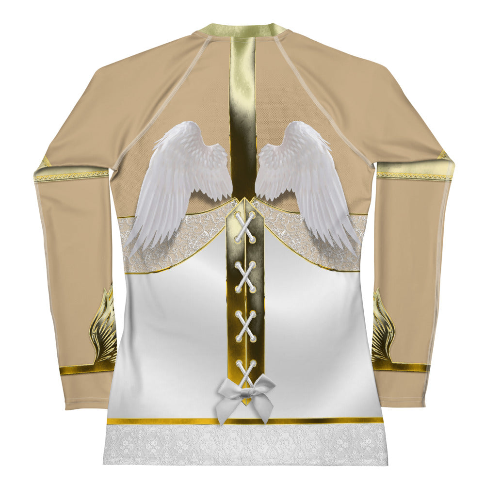 Pajamgeries Women's Rash Guard - Good Girl - Mediterranean