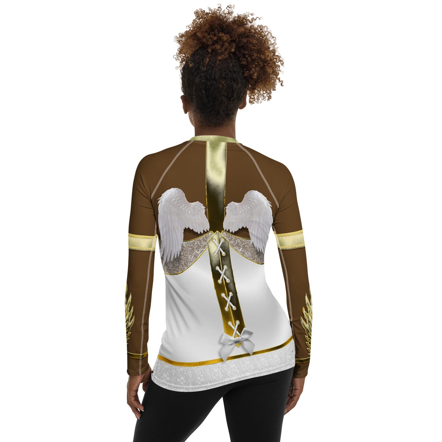 Pajamgeries Women's Rash Guard - Good Girl - Ebony