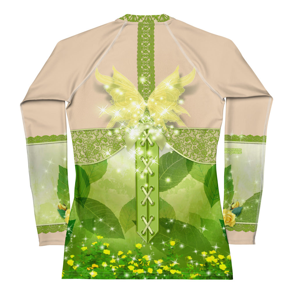 Pajamgeries Women's Rash Guard - Pixie - Ivory