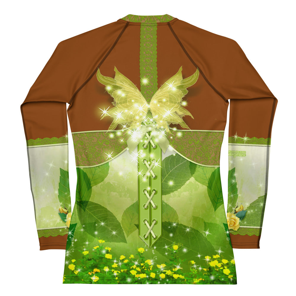 Pajamgeries Women's Rash Guard - Pixie - Canela