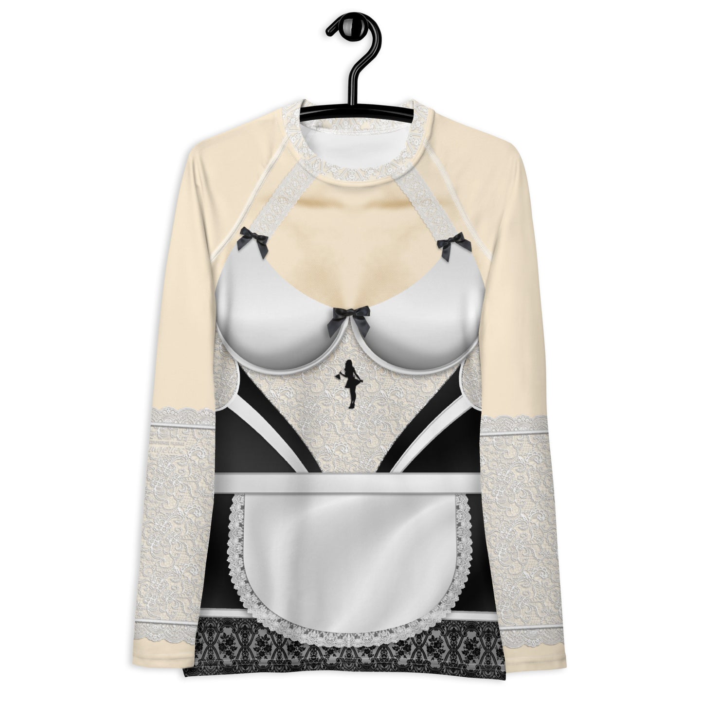 Pajamgeries Women's Rash Guard - French Maid - Hanami