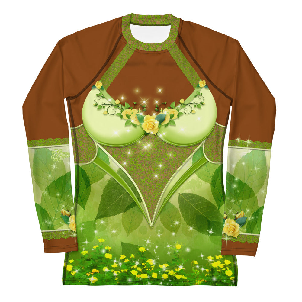 Pajamgeries Women's Rash Guard - Pixie - Canela