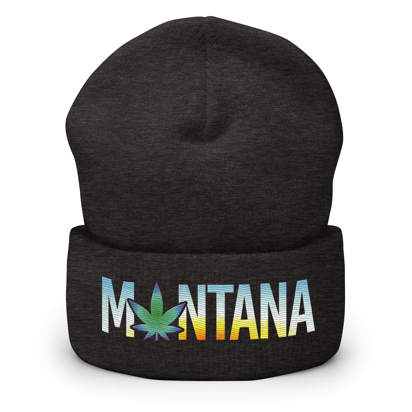 Montana Sunrise Cuffed Beanie