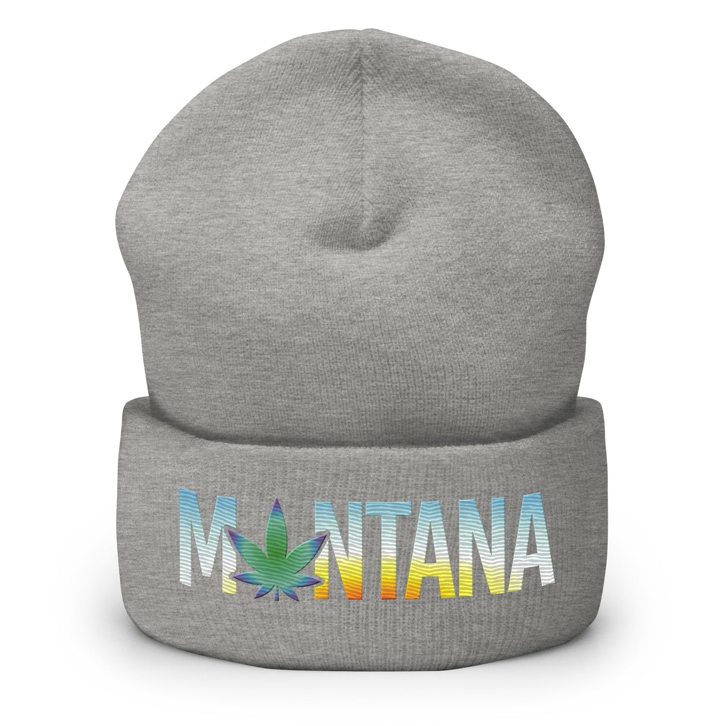 Montana Sunrise Cuffed Beanie