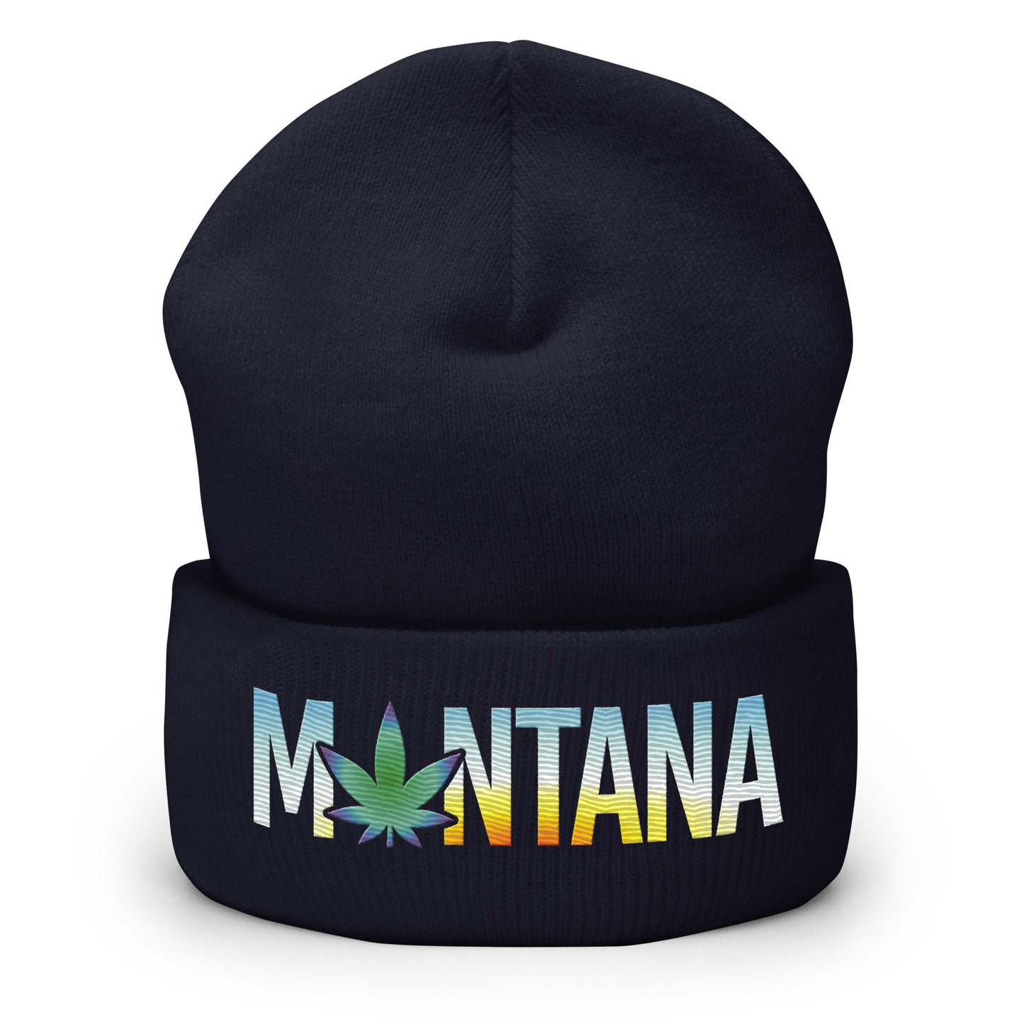 Montana Sunrise Cuffed Beanie