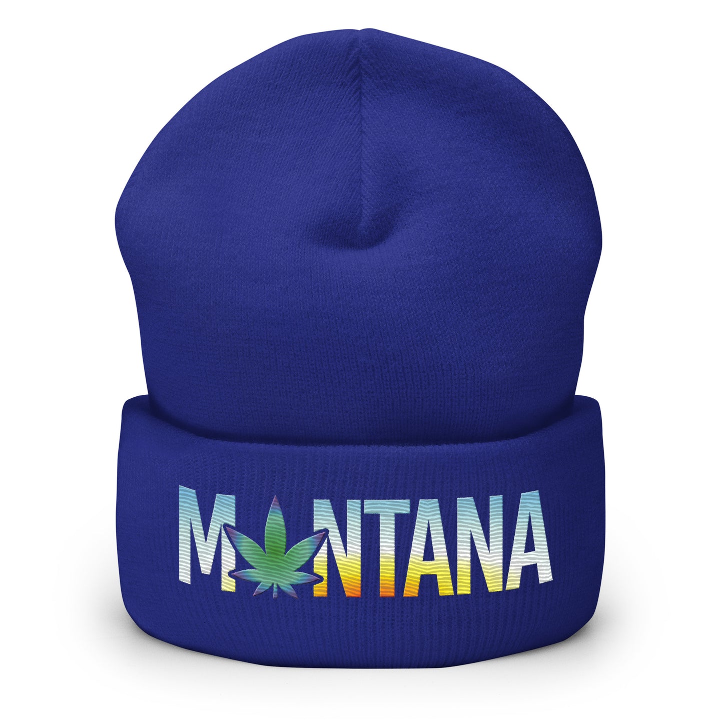 Montana Sunrise Cuffed Beanie