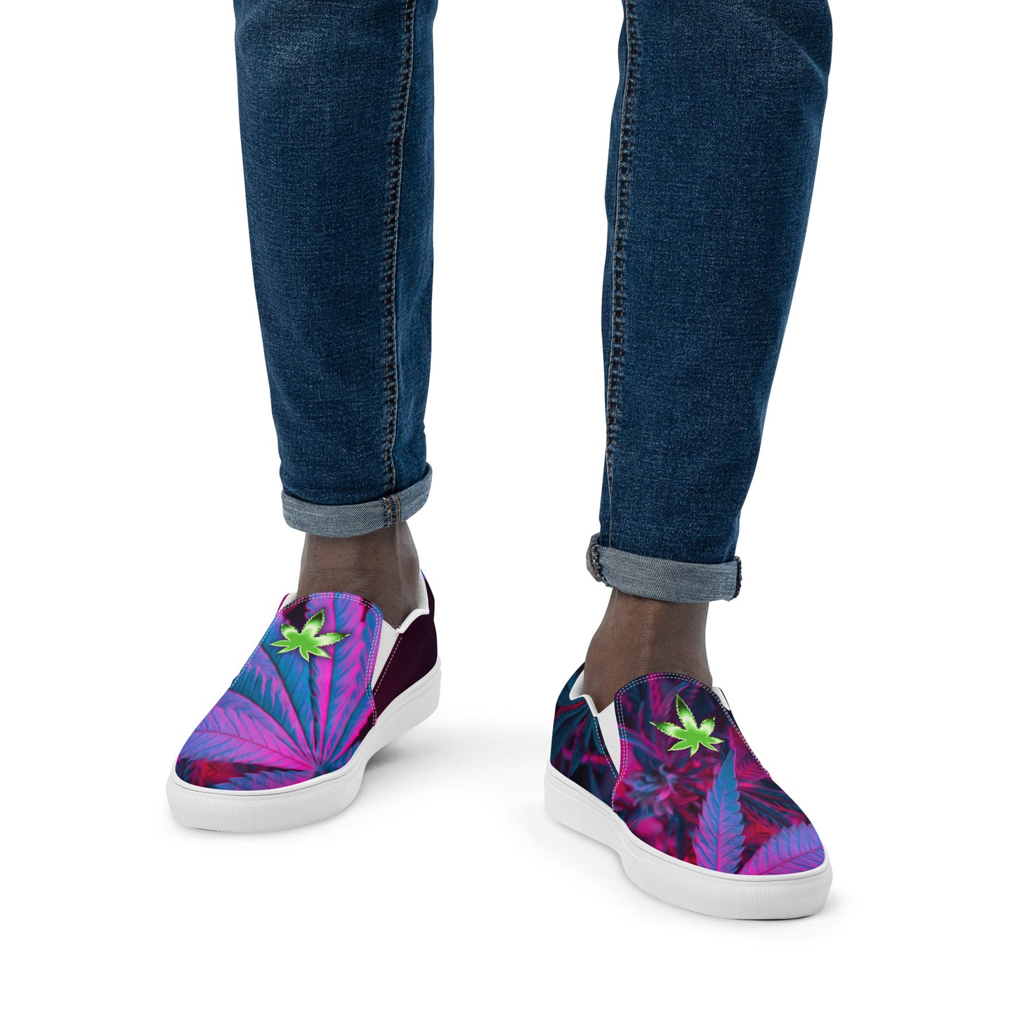 Dayglow Comfort Men’s Slip-on Canvas Shoes