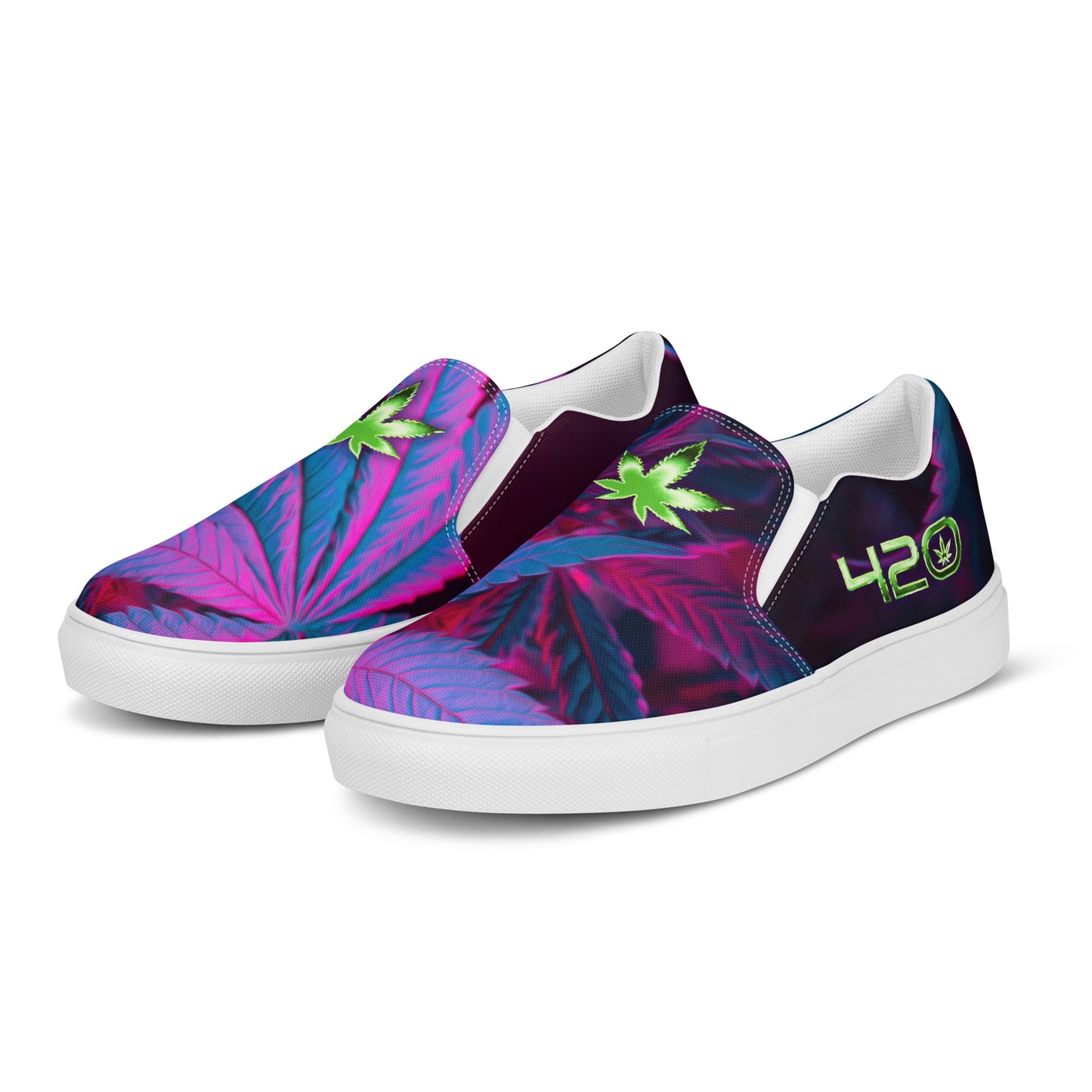 Dayglow Comfort Men’s Slip-on Canvas Shoes