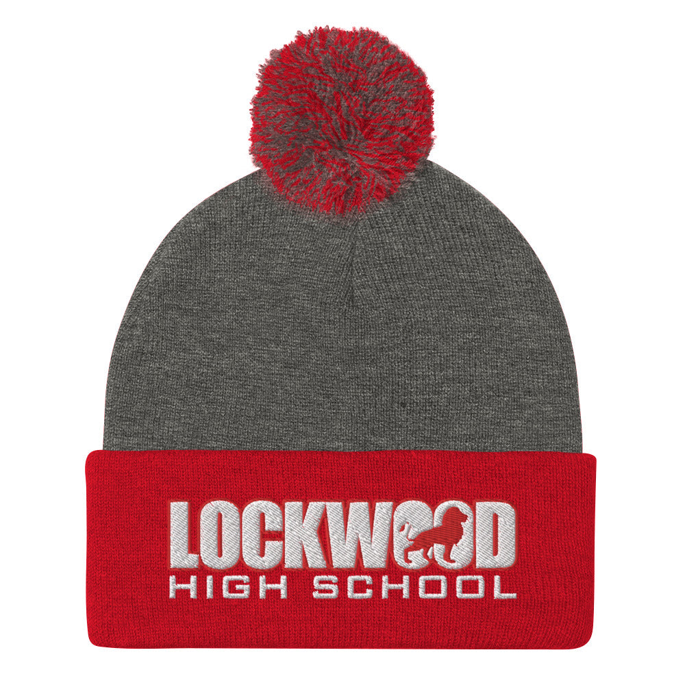 LHS Pom-Pom Beanie - Lockwood Lions