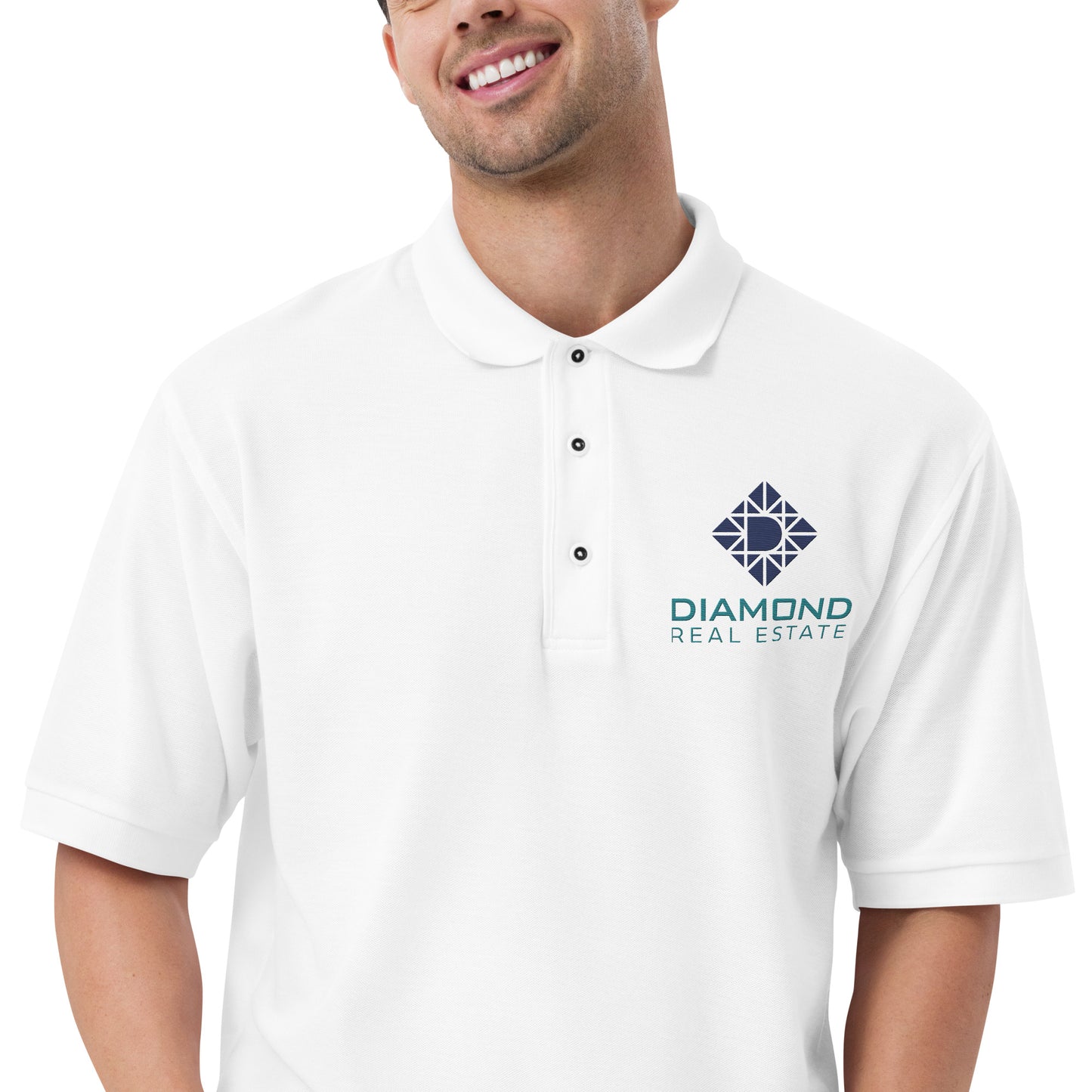 Diamond Real Estate Men's Premium Polo