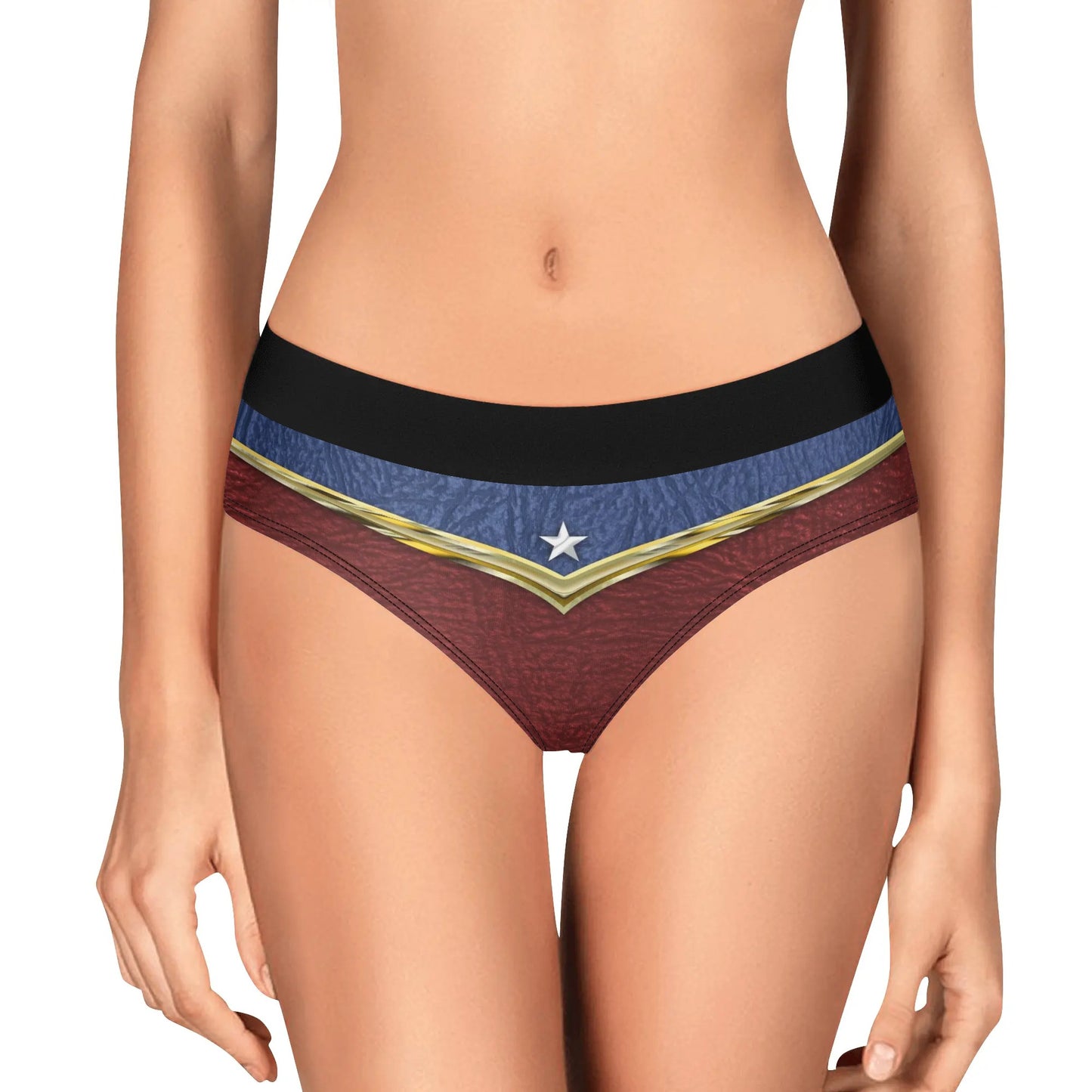 Pajamgeries Womens All Over Print Matching Panty - Super Woman