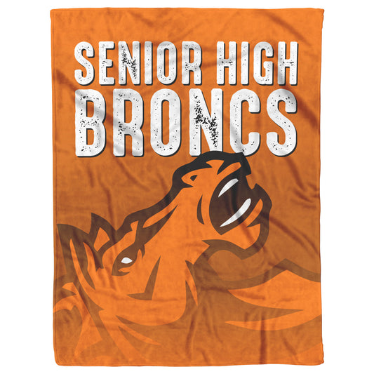 BSH Sherpa Fleece Blanket - Senior Broncs
