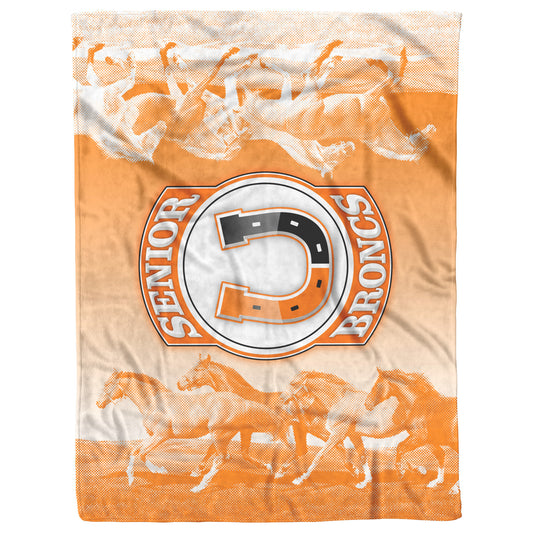 BSH Sherpa Fleece Blanket - Senior Broncs