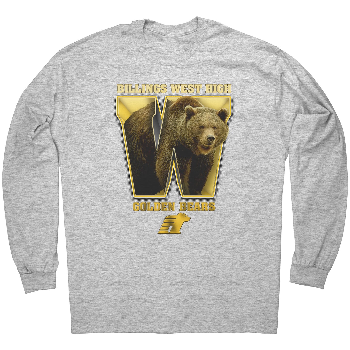 BWHS Long Sleeve Tee - Golden Bears Inside