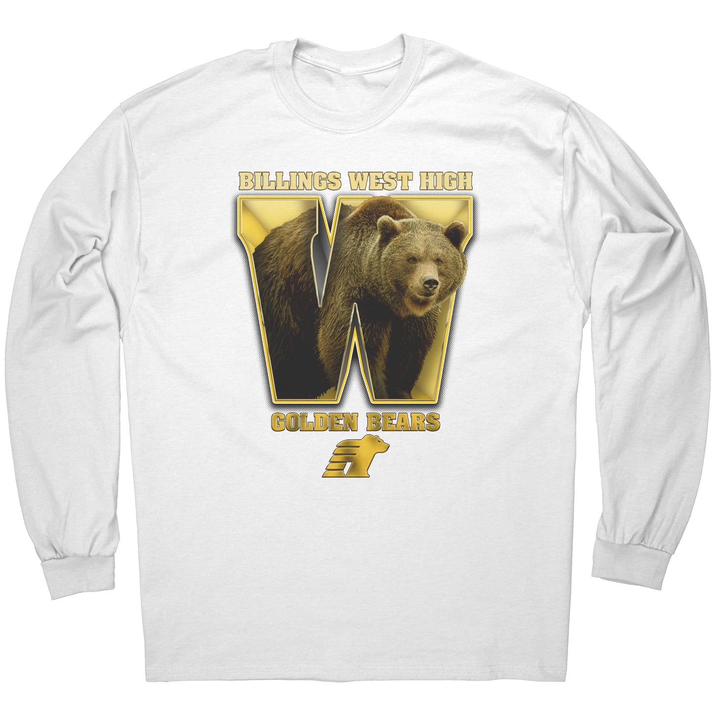 BWHS Long Sleeve Tee - Golden Bears Inside