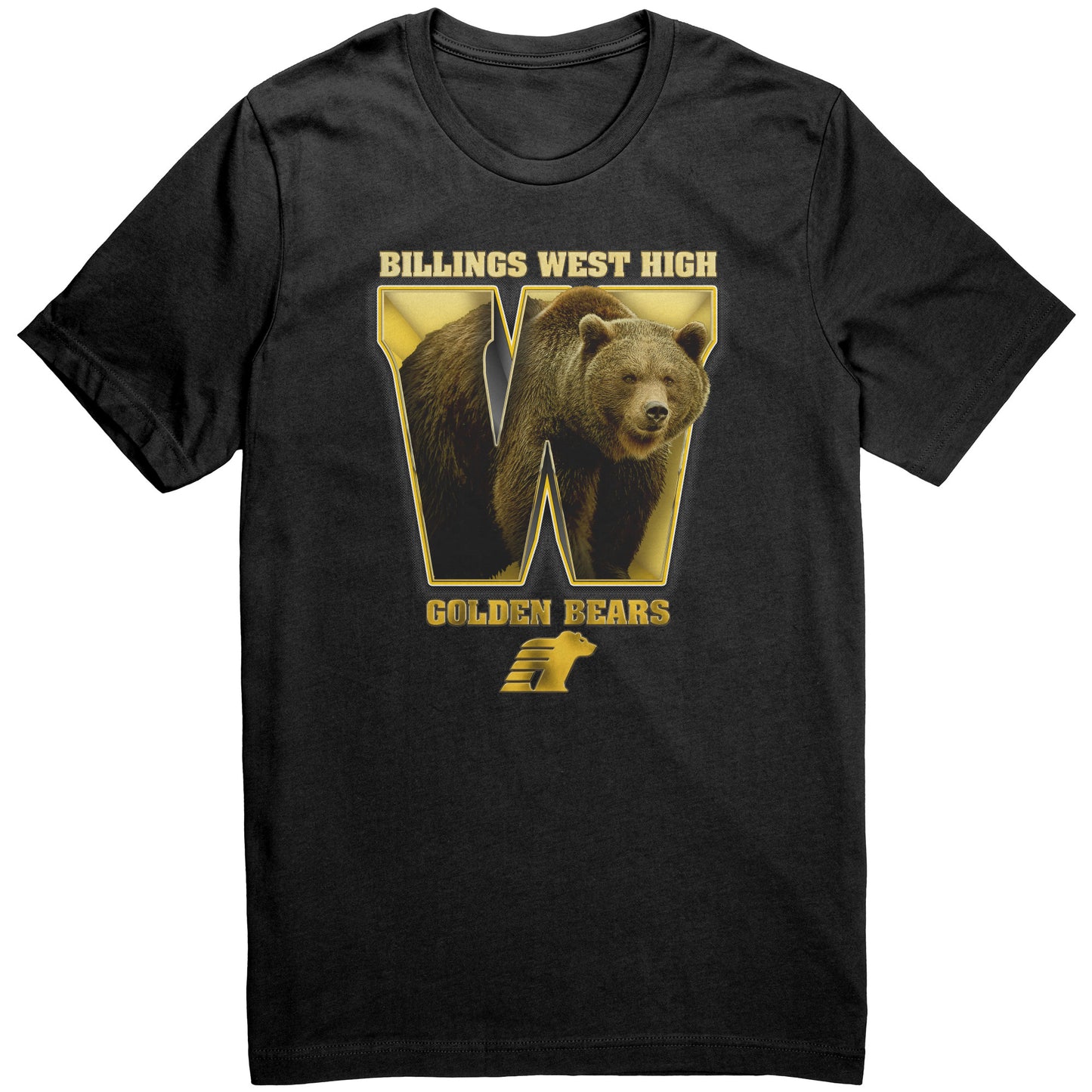 BWHS Unisex Graphic Tee - Golden Bears Inside