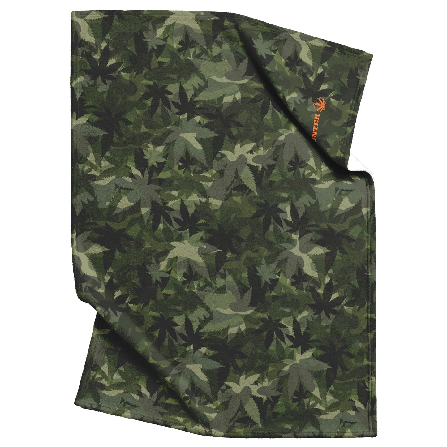 Bud Hunter Cannaflage Sherpa Fleece Blanket