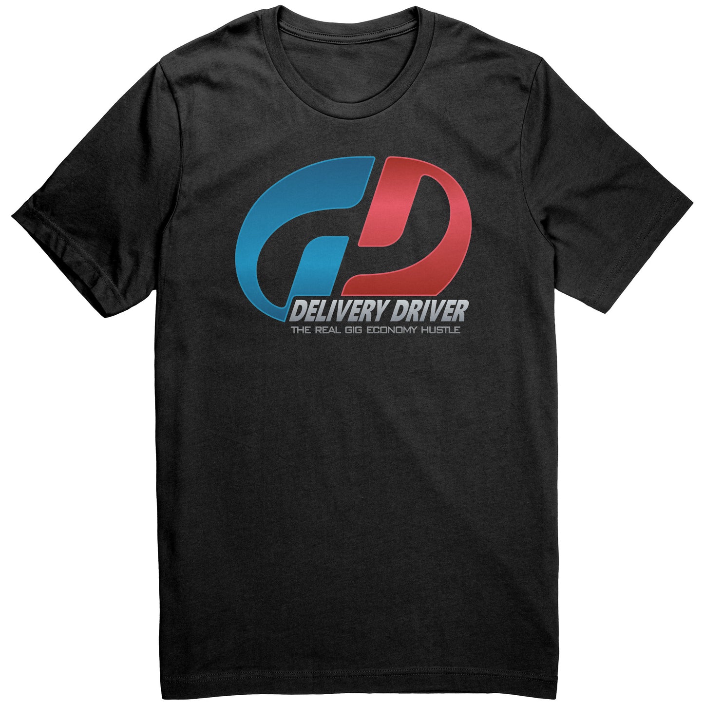 Delivery Driver Racing Video Game Parody Logo Graphic Tee