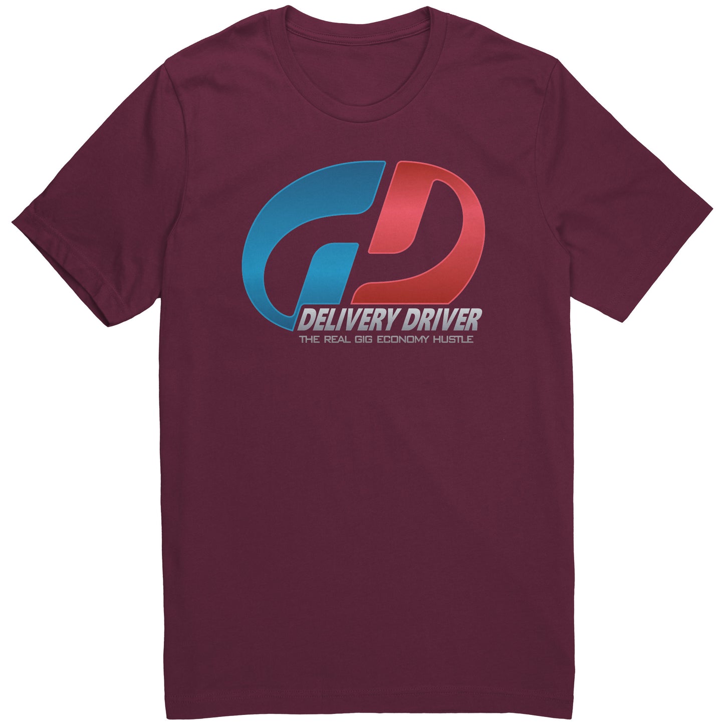 Delivery Driver Racing Video Game Parody Logo Graphic Tee