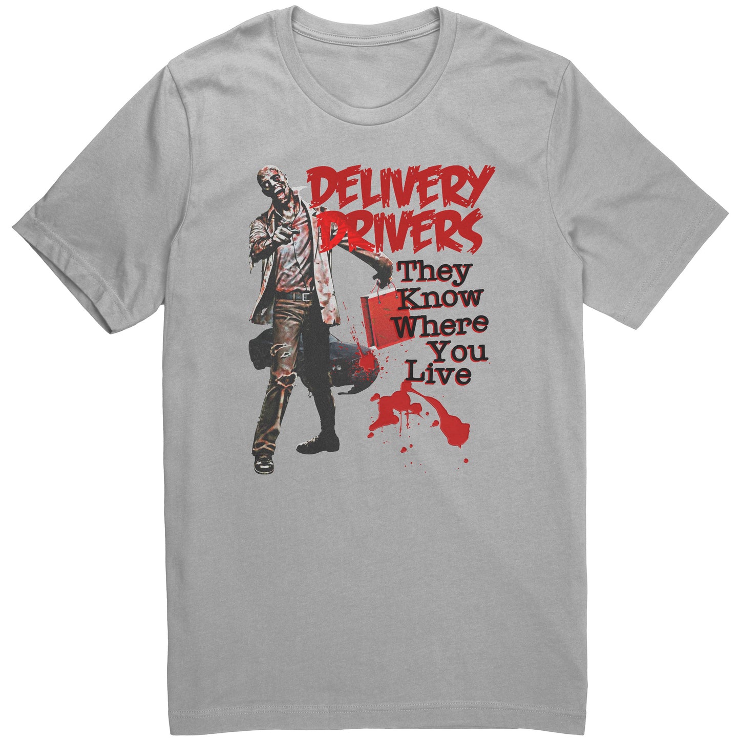 Delivery Driver Zombie Graphic Tee