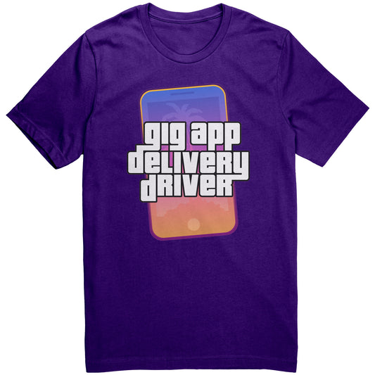 GADD - Gig App Delivery Driver Video Game Parody Logo Graphic Tee