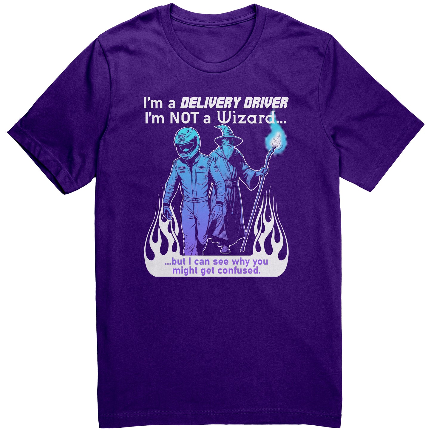 Not a Wizard Delivery Driver Graphic Tee