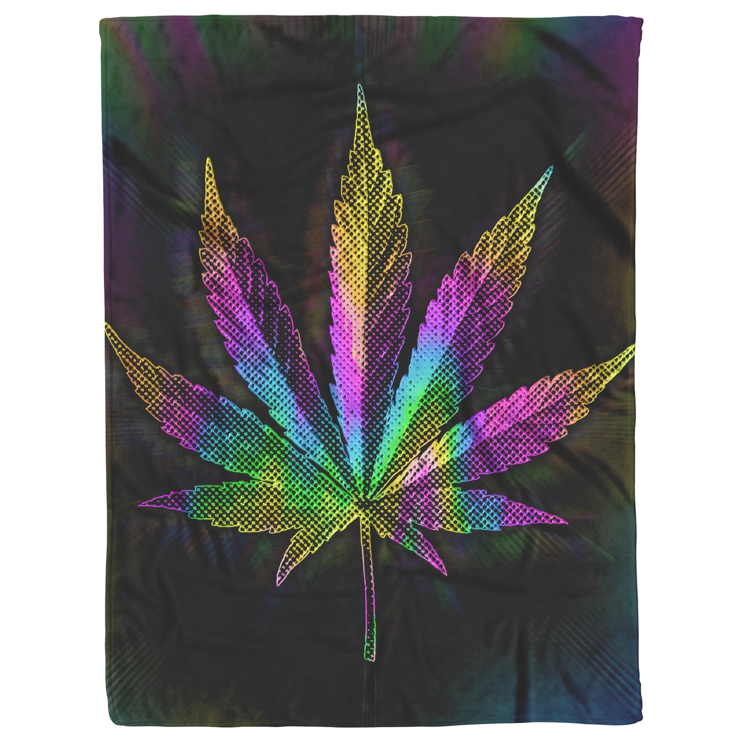 Pot Matrix Sherpa Fleece Blanket