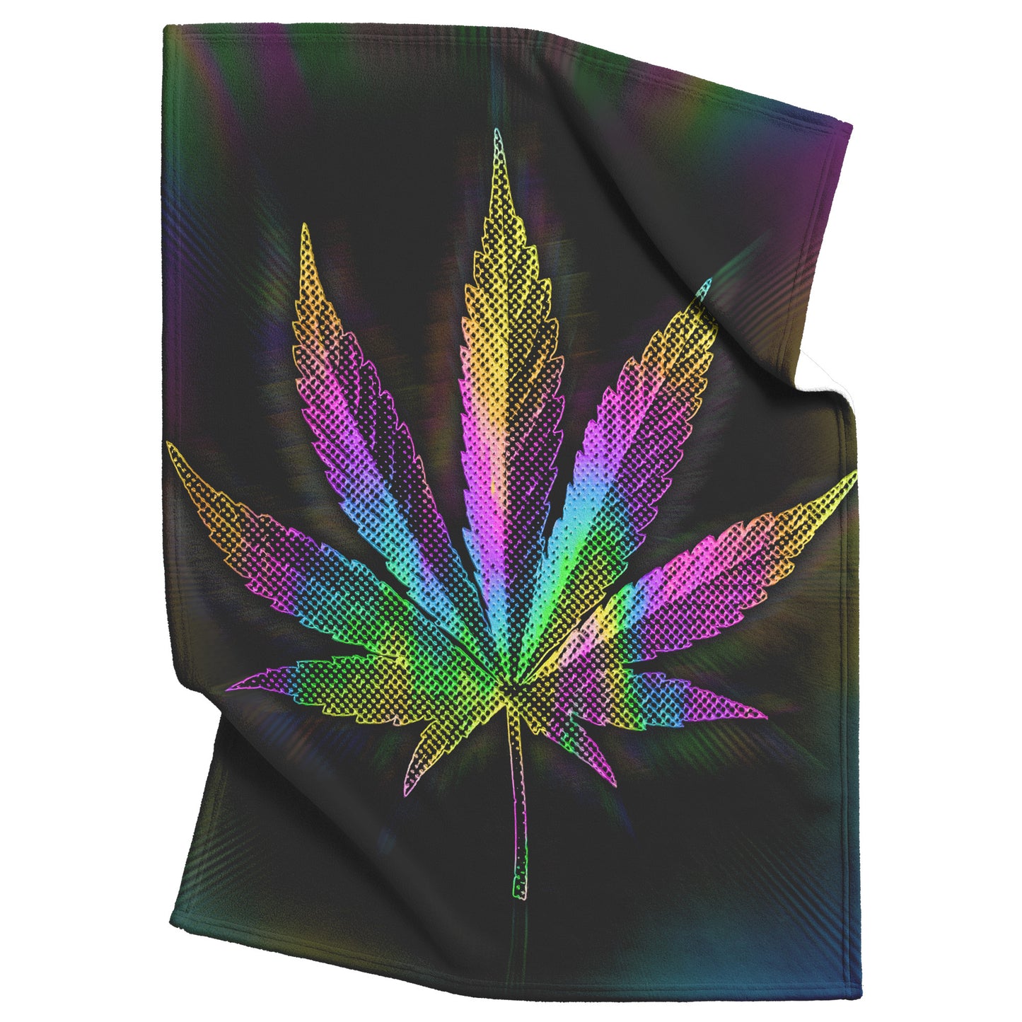 Pot Matrix Sherpa Fleece Blanket