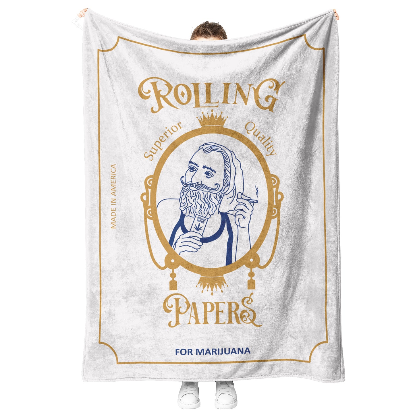 Rolling Papers Sherpa Fleece Blanket