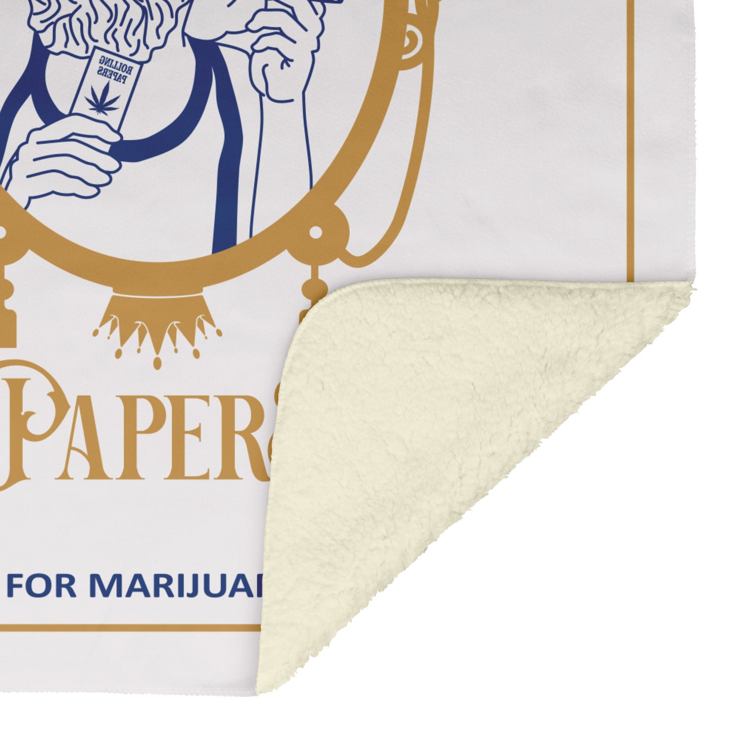 Rolling Papers Sherpa Fleece Blanket