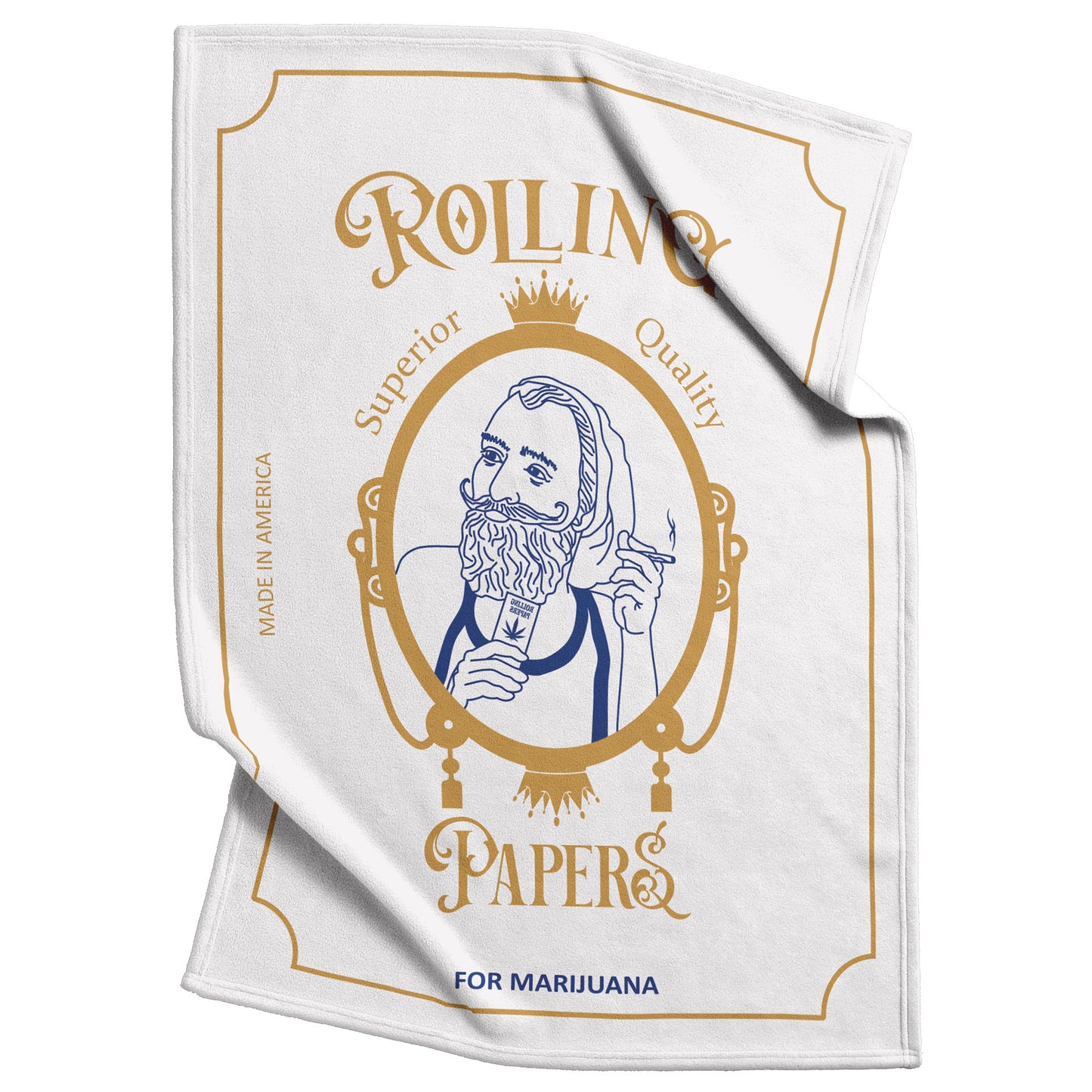 Rolling Papers Sherpa Fleece Blanket