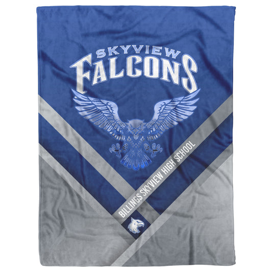 SHS Sherpa Fleece Blanket - Skyview Falcons