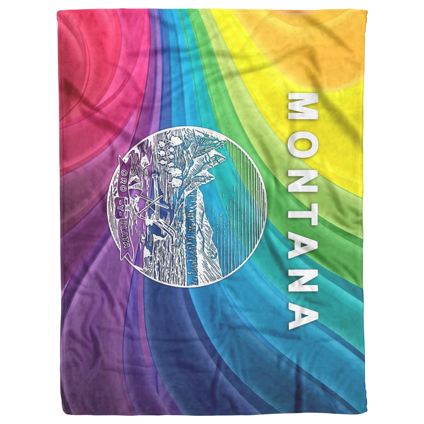 State of Montana Pride Blanket