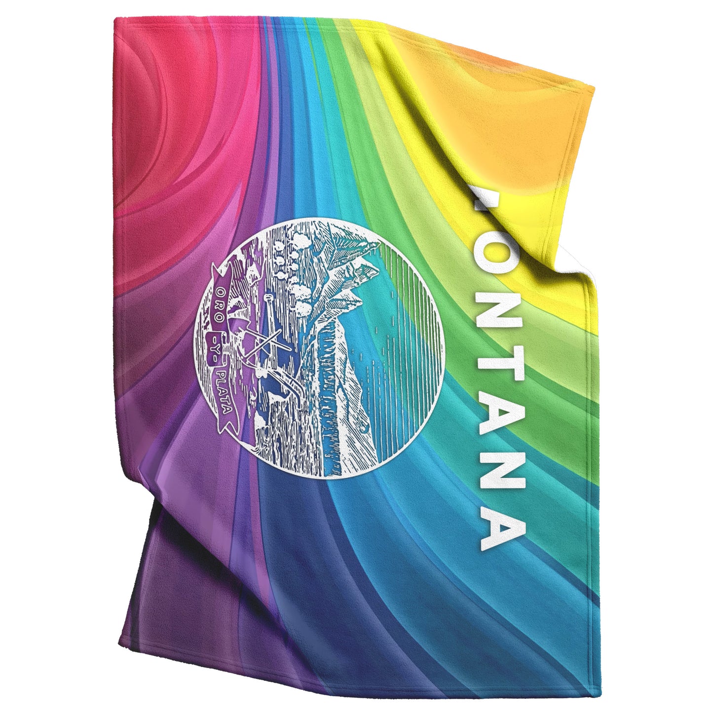 State of Montana Pride Blanket