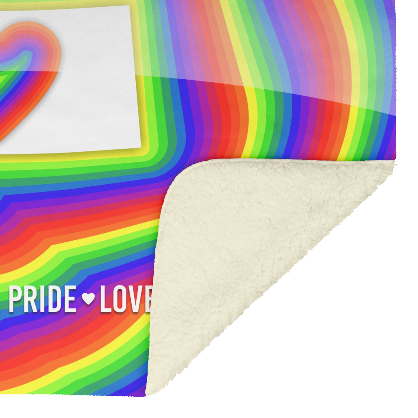 Trippy Rainbow Pride Blanket