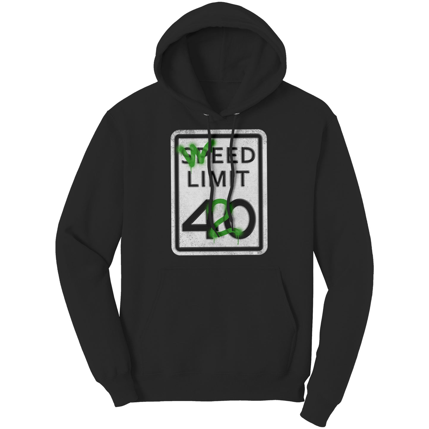 Weed Limit 420 Sign Hoodie
