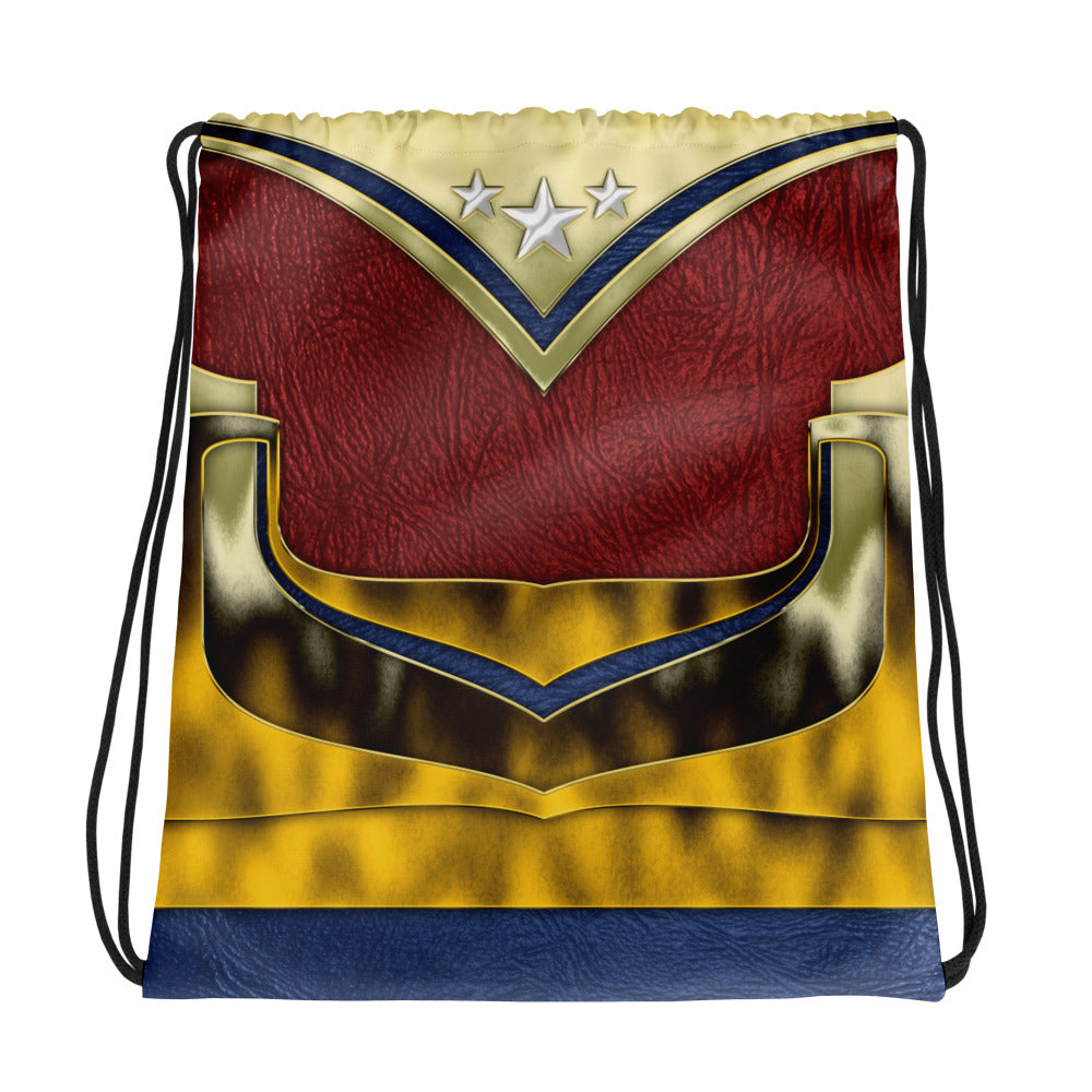 Pajamgeries Drawstring Overnight Bag - Superheroine