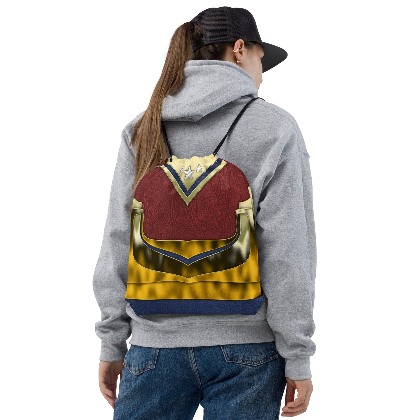 Pajamgeries Drawstring Overnight Bag - Superheroine