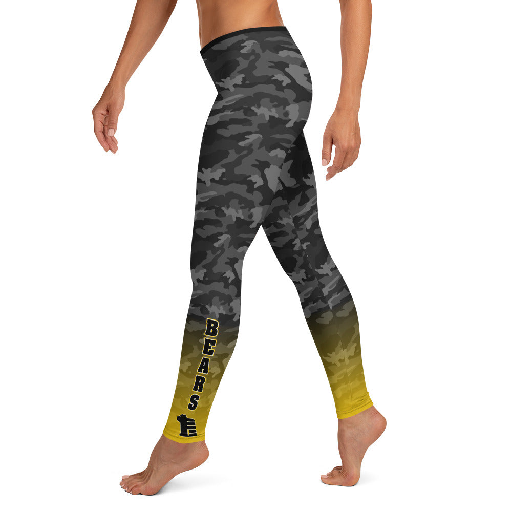 BWHS Camo Leggings - Golden Bears
