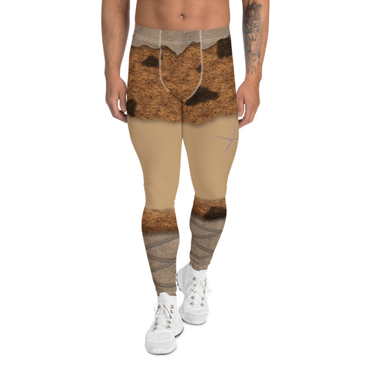 Pajamgeries Men's Leggings - Caveman - Ivory