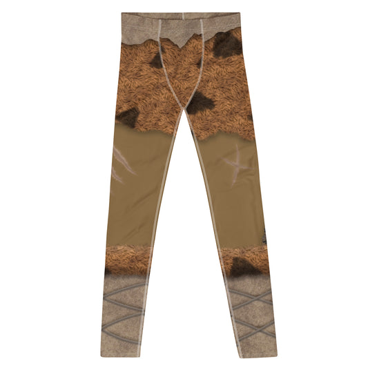 Pajamgeries Men's Leggings - Caveman - Mediterranean