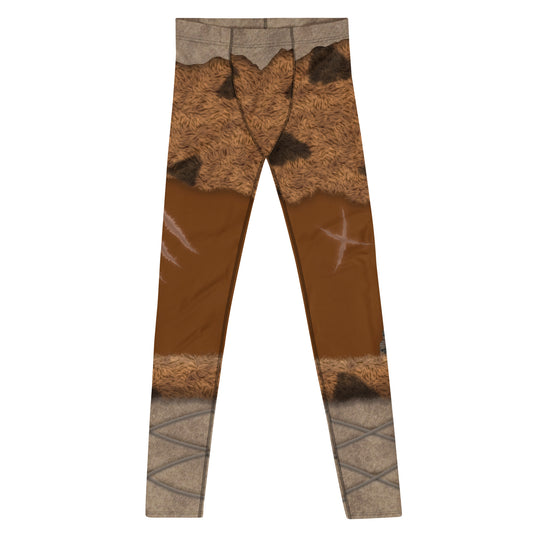Pajamgeries Men's Leggings - Caveman - Canela