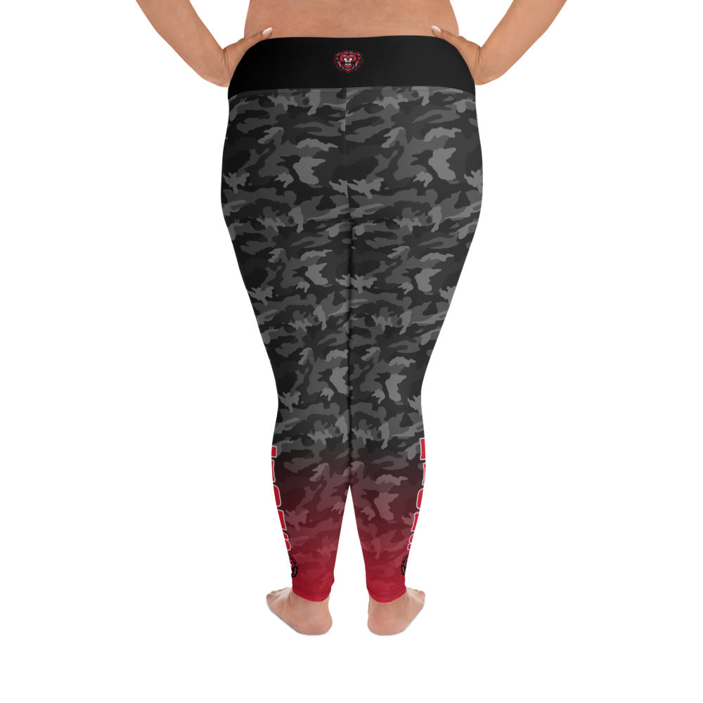 LHS Plus Size Camo Leggings - Lockwood Lions